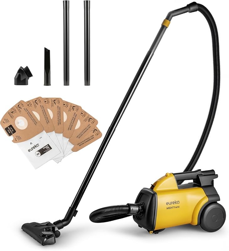 Eureka 3670M Canister Cleaner Lightweight Powerful Vacuum for Carpets 