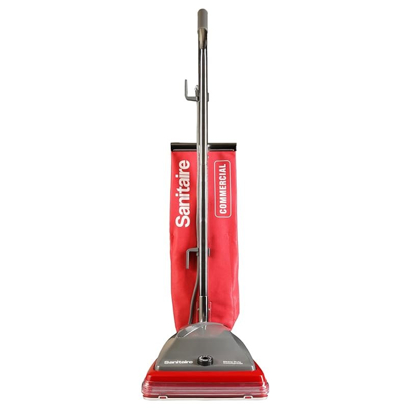 Sanitaire SC684G Tradition Upright Commercial Bagged Vacuum Cleaner - Red Powerful Suction for Professional Cleaning