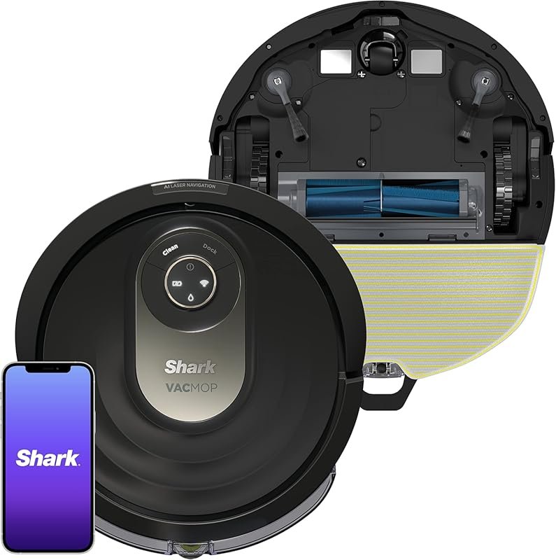 Shark AI Robot Vacuum & Mop with Home Mapping, WiFi, and Alexa for pet