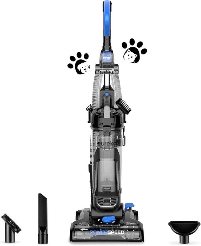Eureka PowerSpeed Lightweight Upright Vacuum for Carpet and Hard Floor