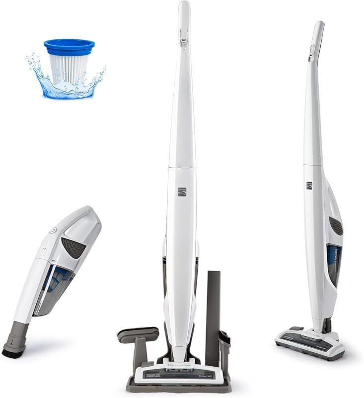 Kenmore DS1030 Cordless Stick Vacuum: 2-Speed suction, LED headlight,