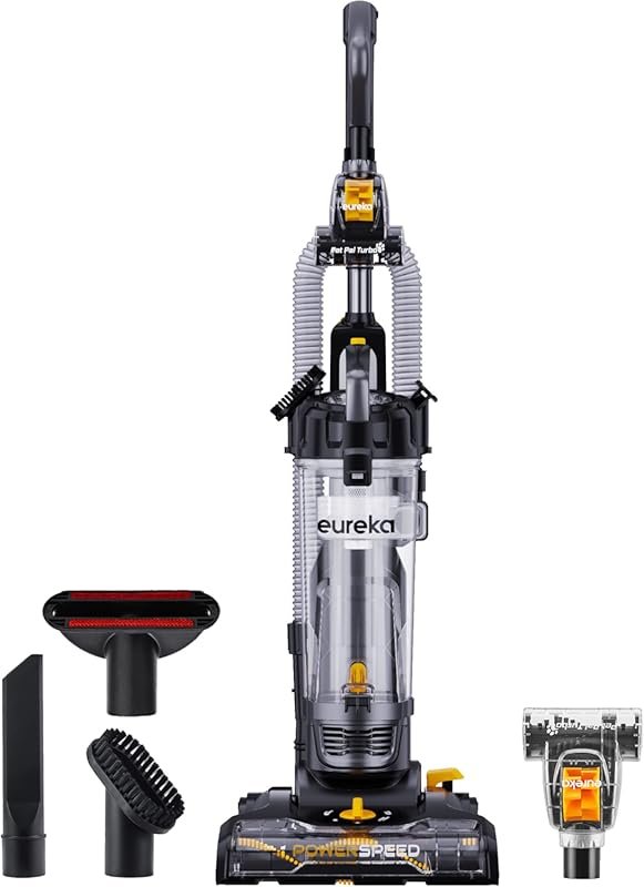 EUREKA PowerSpeed Upright Vacuum for Carpets and Hard Floors, Lightwei