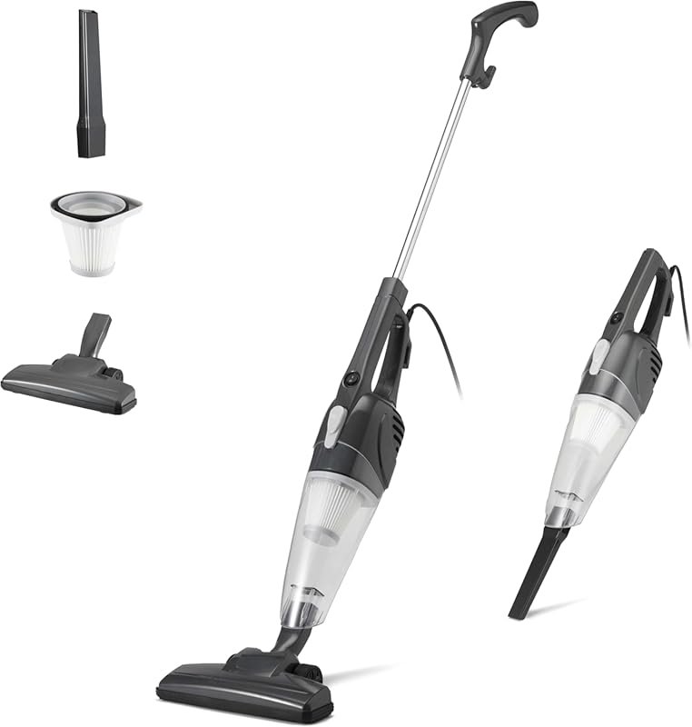 Amazon Basics 2-in-1 Corded Stick Vacuum that Converts to Handheld, Li