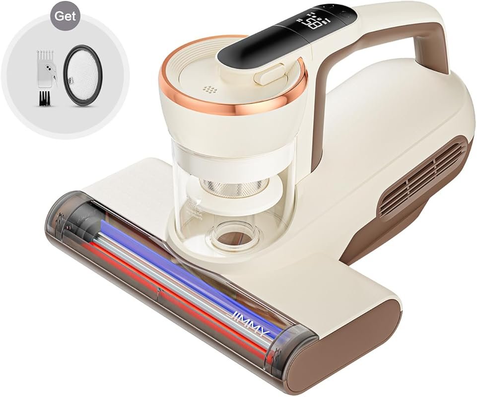 Jimmy WB63 Mattress Vacuum Cleaner: UV-C Light, 15KPa Suction, Anti-Mi