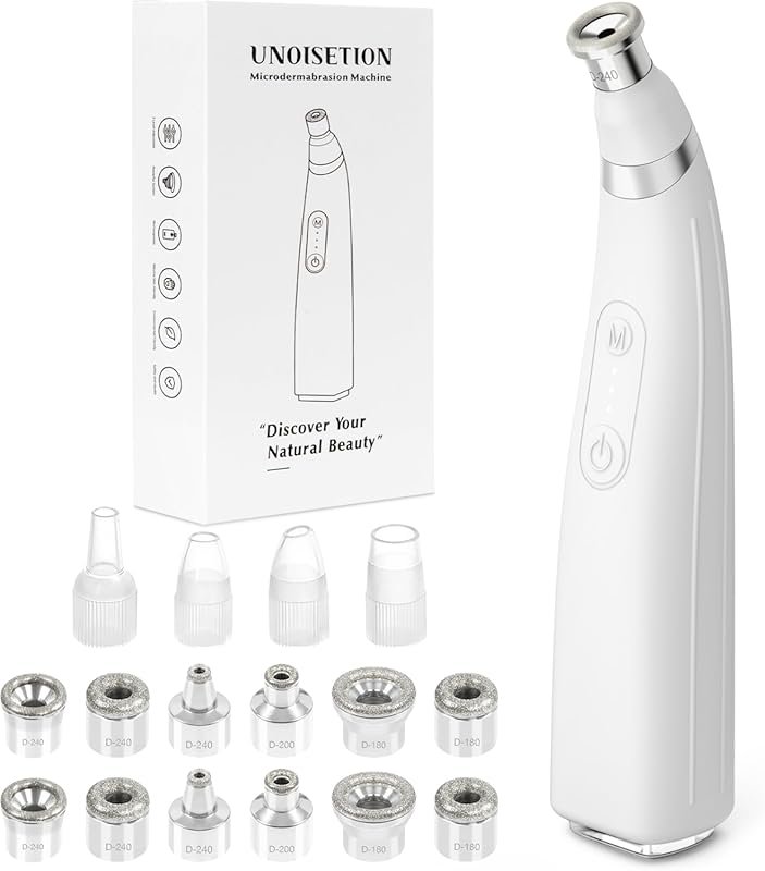 UNOISETION Diamond Microdermabrasion Machine: Portable Blackhead Remov