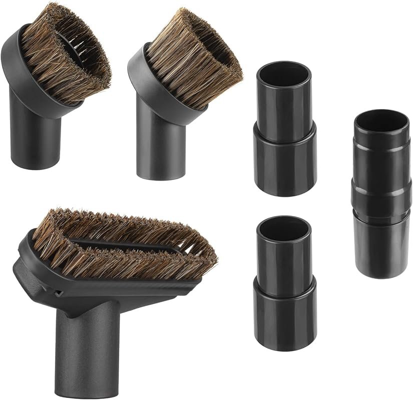 6-Pack Shark Vacuum Attachments Replacement with Brush and Hose Adapte