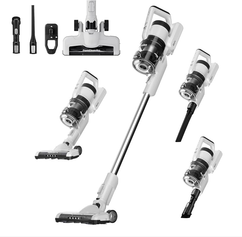 Eureka Cordless Stick Vacuum: Anti-Tangle Brushroll, Rechargeable, Lig