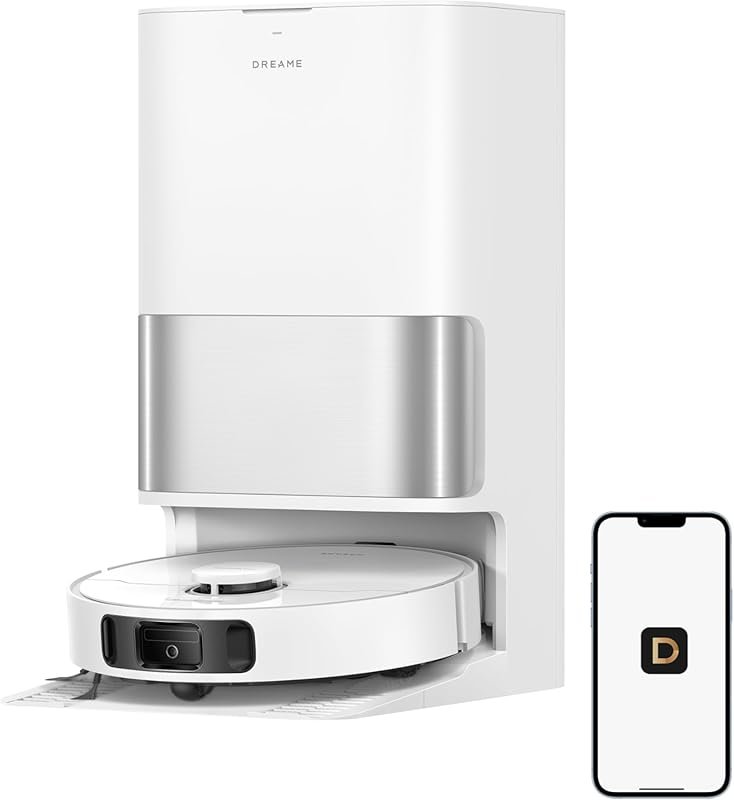 DREAME D30 Ultra Robot Vacuum and Mop with 25,000Pa Suction, 100-Day A