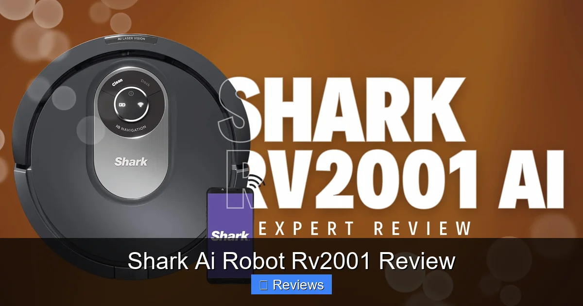 Shark Ai Robot Rv2001 Review