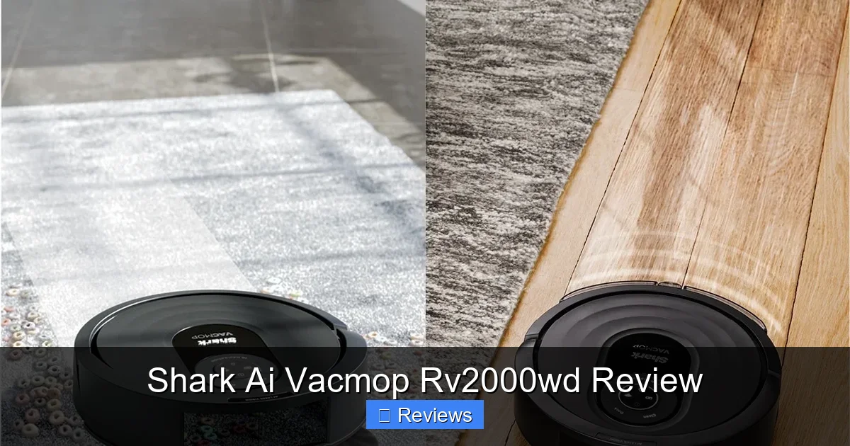 Shark Ai Vacmop Rv2000wd Review