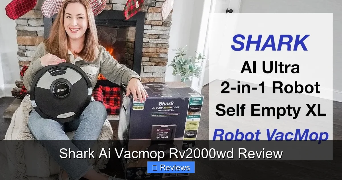 Shark Ai Vacmop Rv2000wd Review