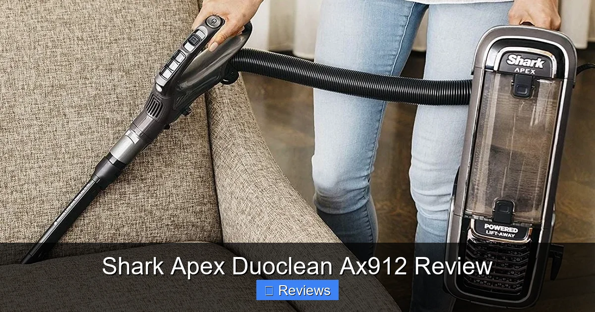 Shark Apex Duoclean Ax912 Review