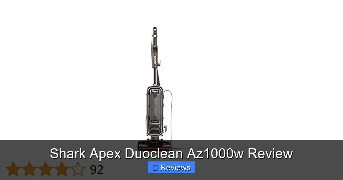 Shark Apex Duoclean Az1000w Review