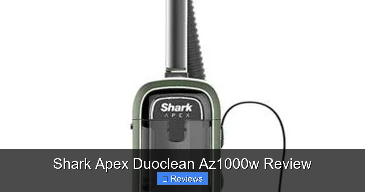 Shark Apex Duoclean Az1000w Review