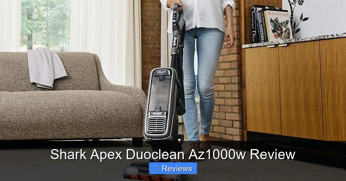 Shark Apex Duoclean Az1000w Review