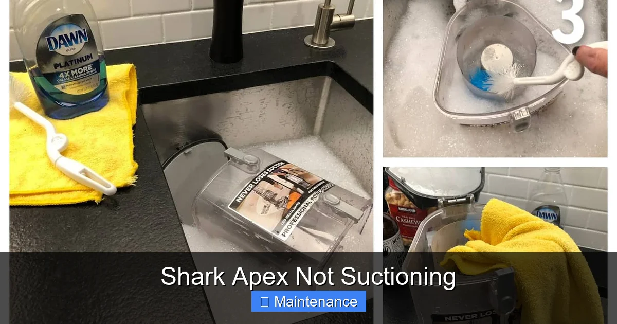 Shark Apex Not Suctioning