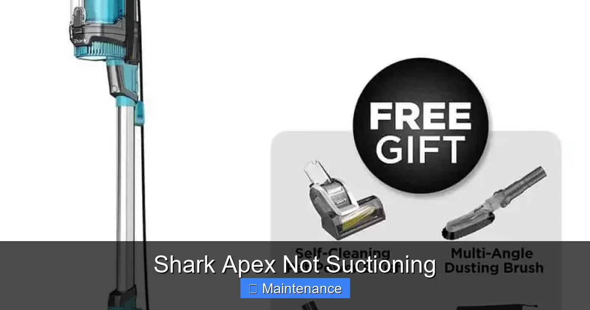 Shark Apex Not Suctioning