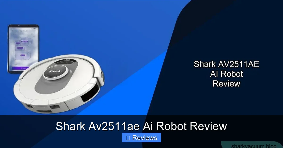 Shark Av2511ae Ai Robot Review