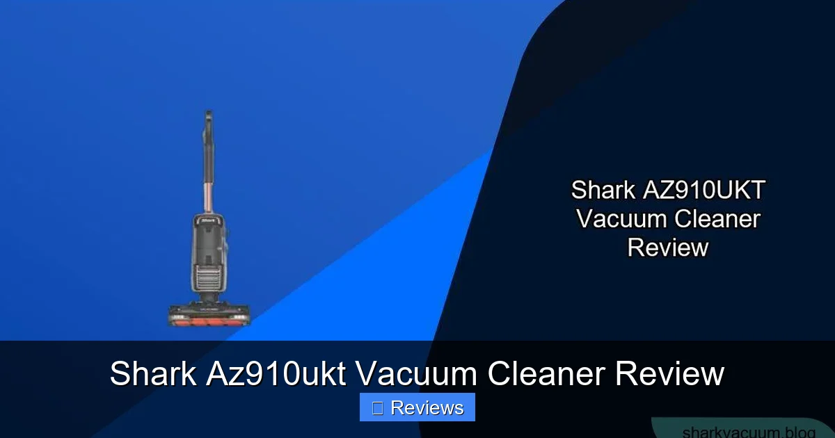 Shark Az910ukt Vacuum Cleaner Review