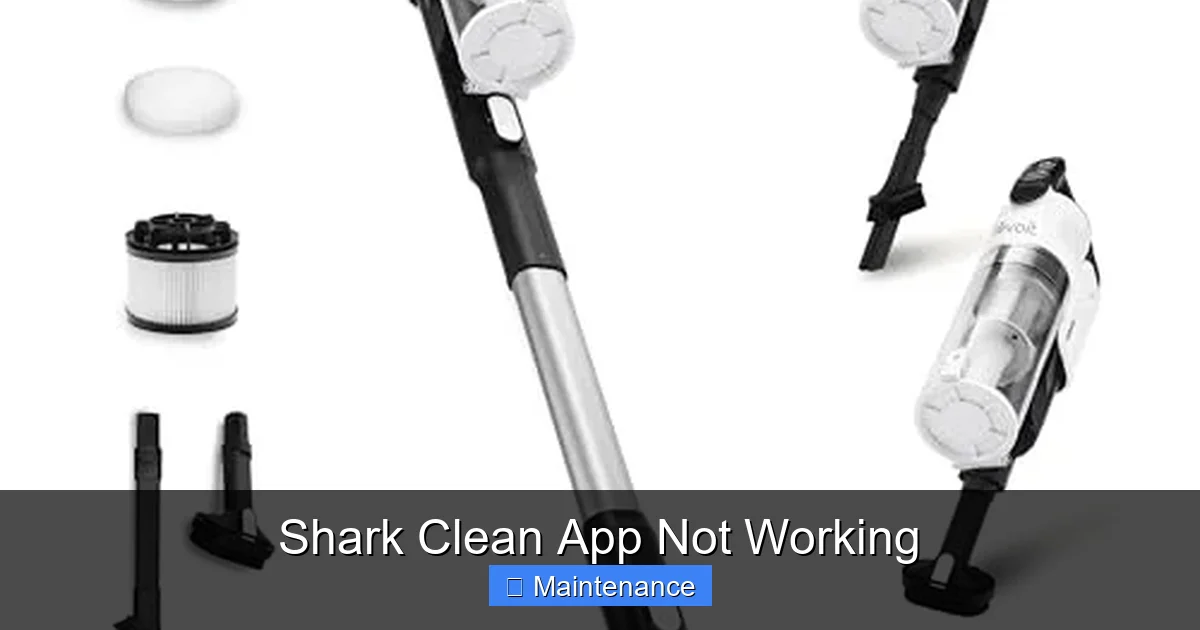 Shark Clean App Not Working