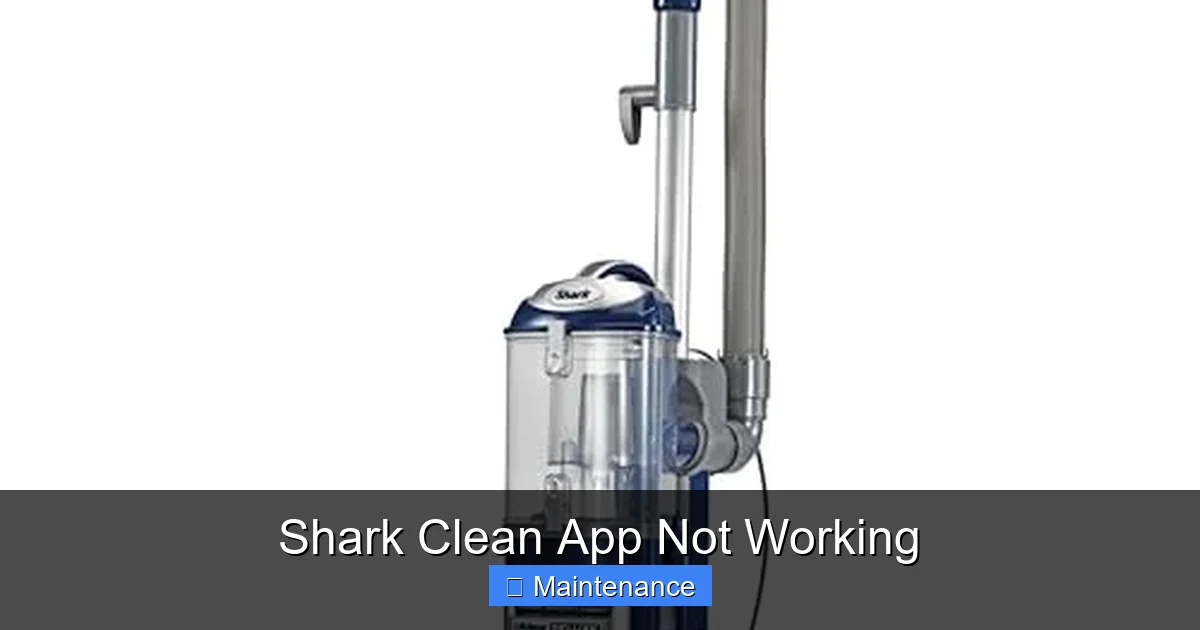 Shark Clean App Not Working