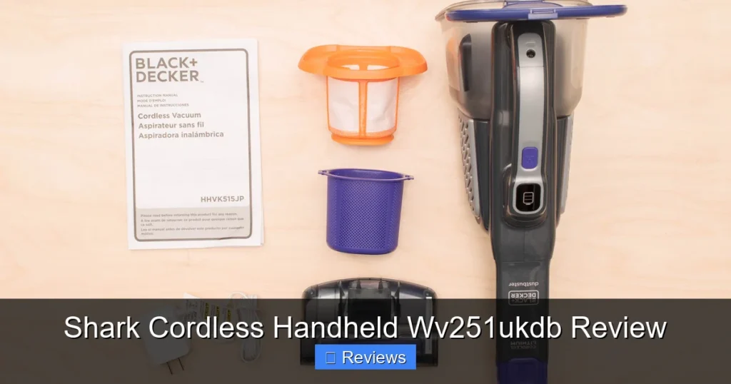 Shark Cordless Handheld Wv251ukdb Review