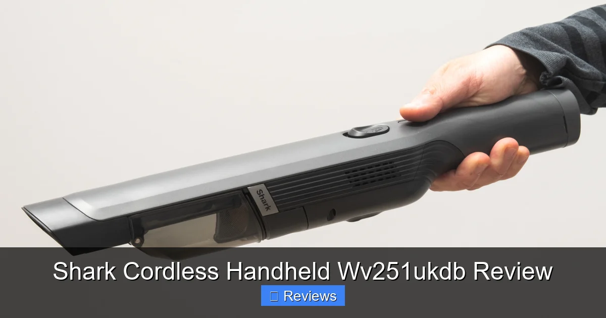 Shark Cordless Handheld Wv251ukdb Review