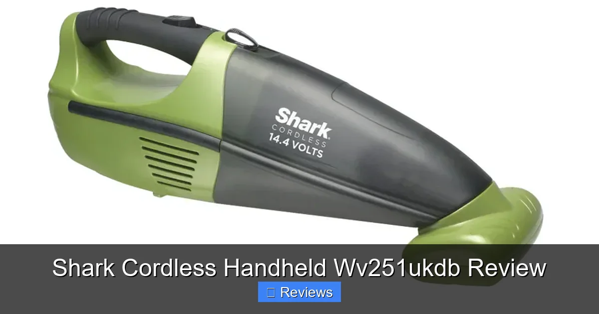 Shark Cordless Handheld Wv251ukdb Review