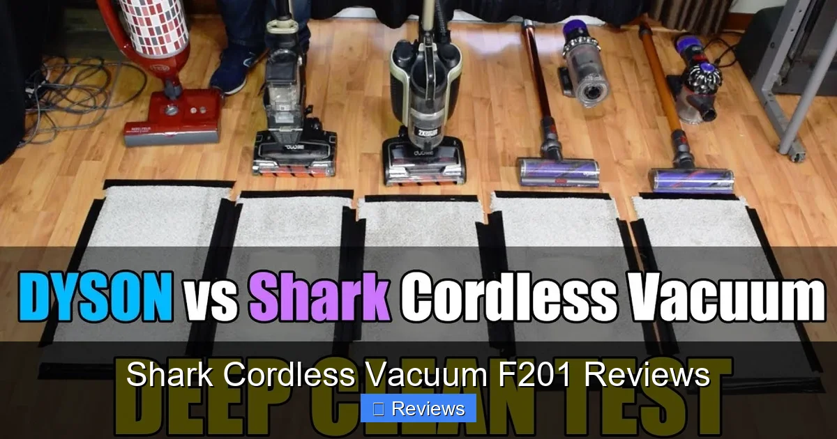 Shark Cordless Vacuum F201 Reviews