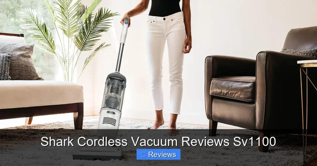 Shark Cordless Vacuum Reviews Sv1100