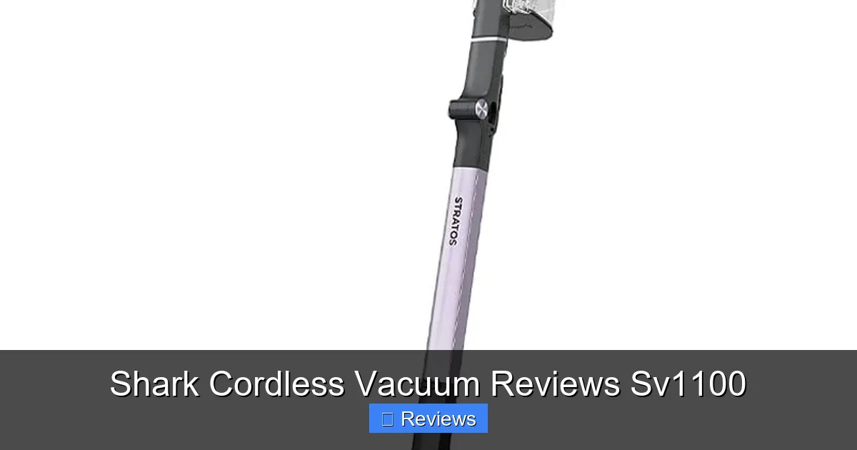 Shark Cordless Vacuum Reviews Sv1100