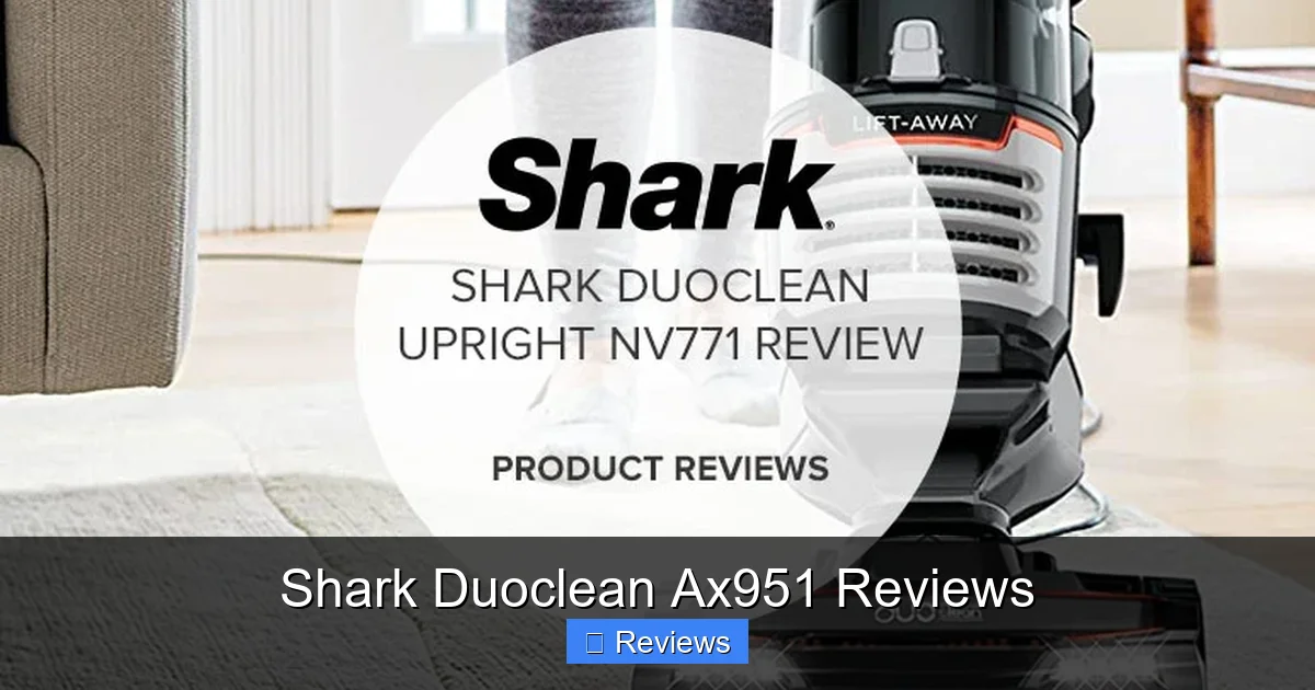 Shark Duoclean Ax951 Reviews