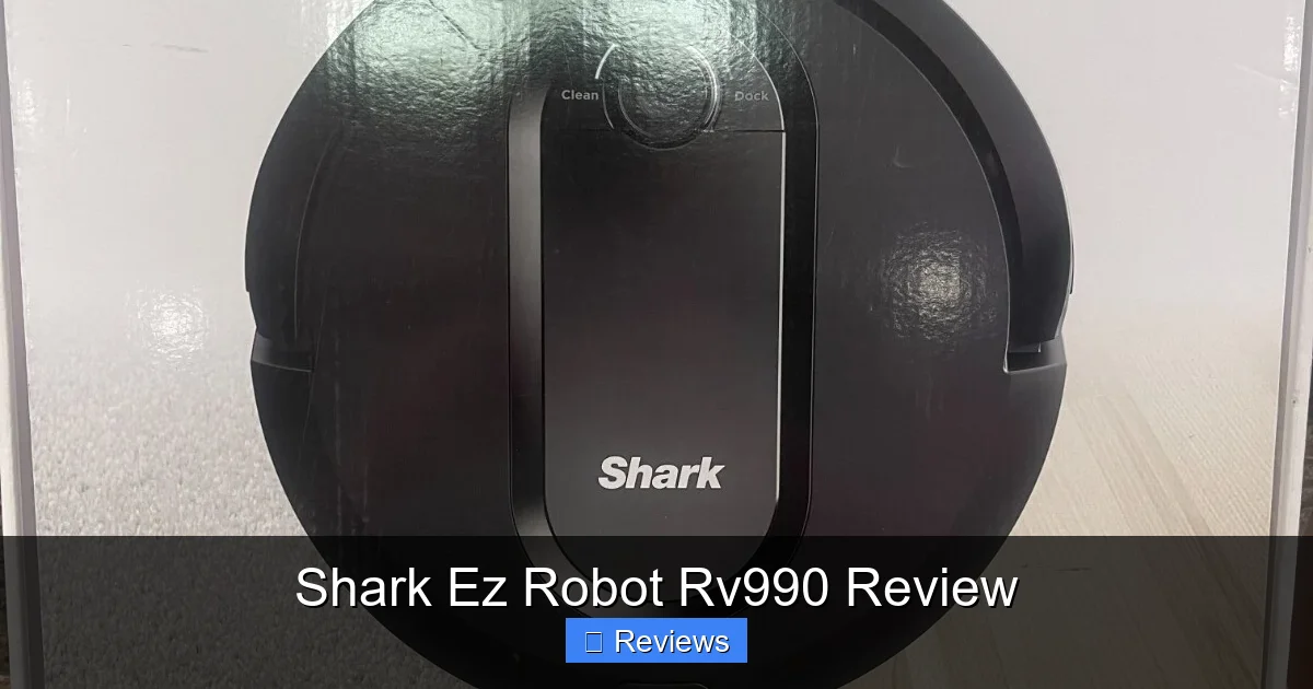 Shark Ez Robot Rv990 Review