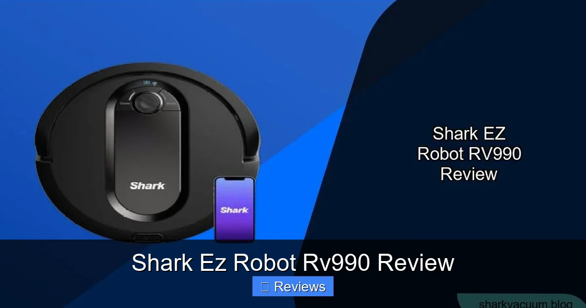 Shark Ez Robot Rv990 Review