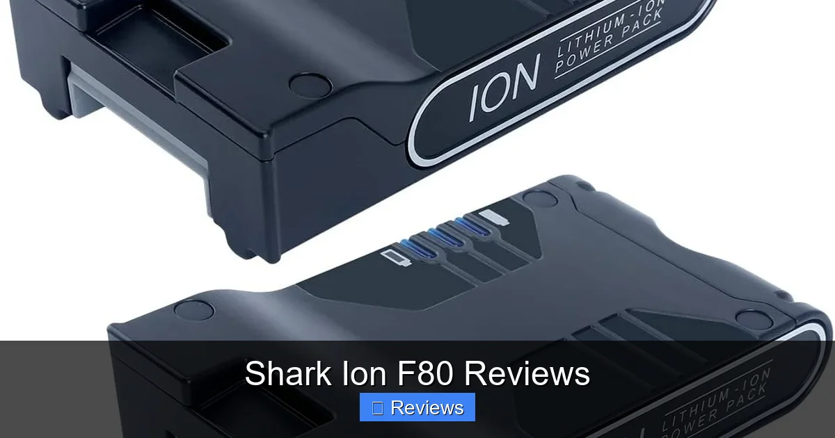Shark Ion F80 Reviews