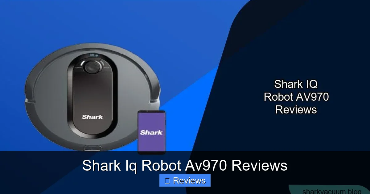 Shark Iq Robot Av970 Reviews