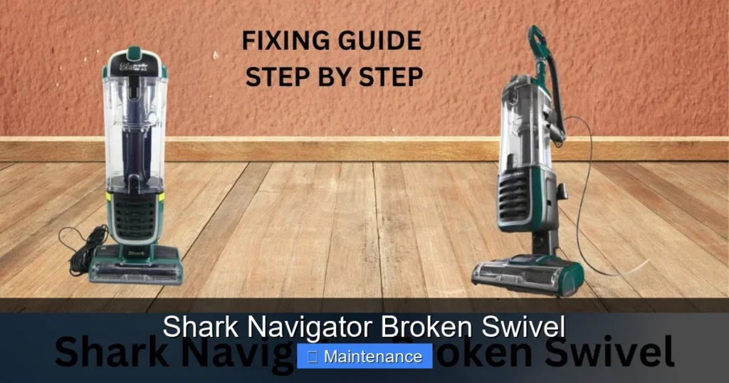 Shark Navigator Broken Swivel