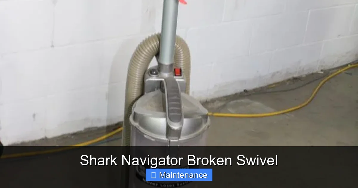 Shark Navigator Broken Swivel
