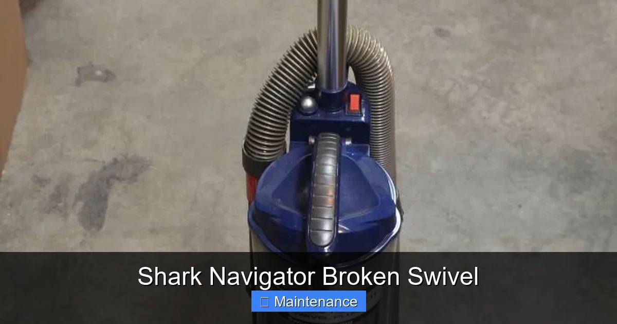 Shark Navigator Broken Swivel