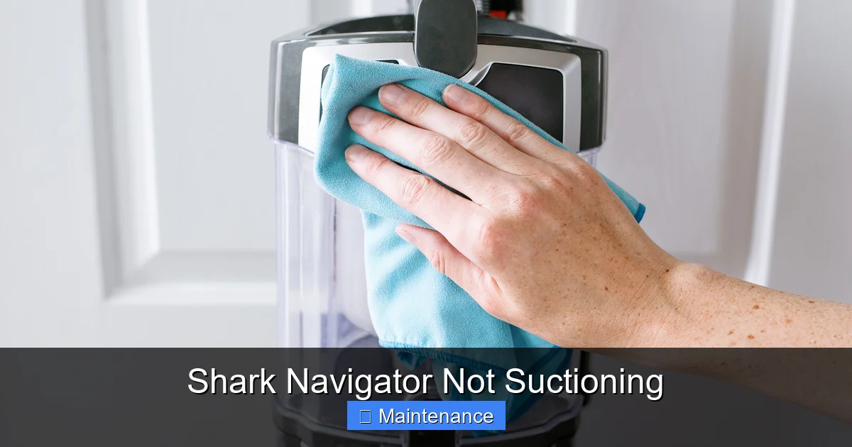 Shark Navigator Not Suctioning