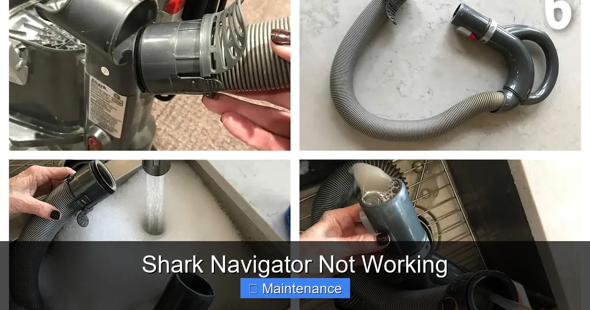 Shark Navigator Not Working
