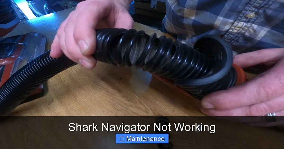 Shark Navigator Not Working
