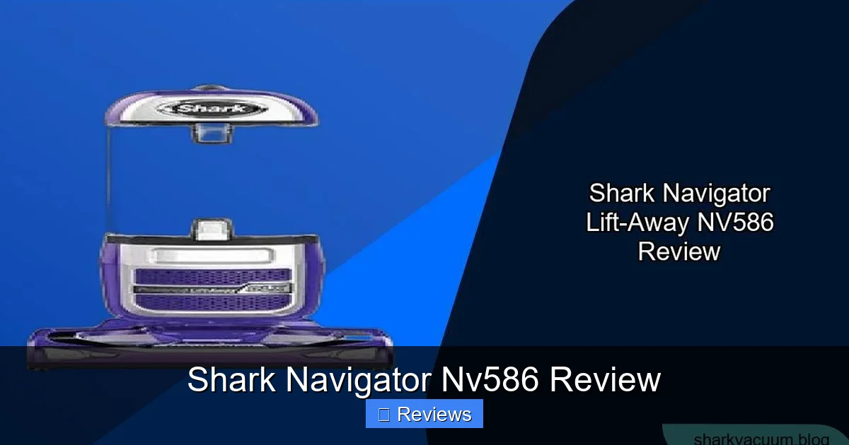 Shark Navigator Nv586 Review