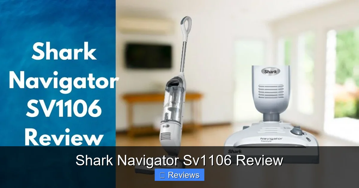 Shark Navigator Sv1106 Review