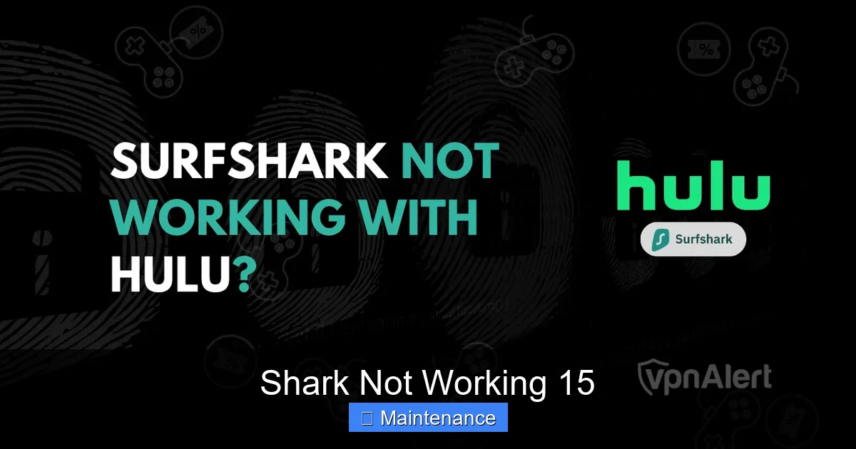 Shark Not Working 15