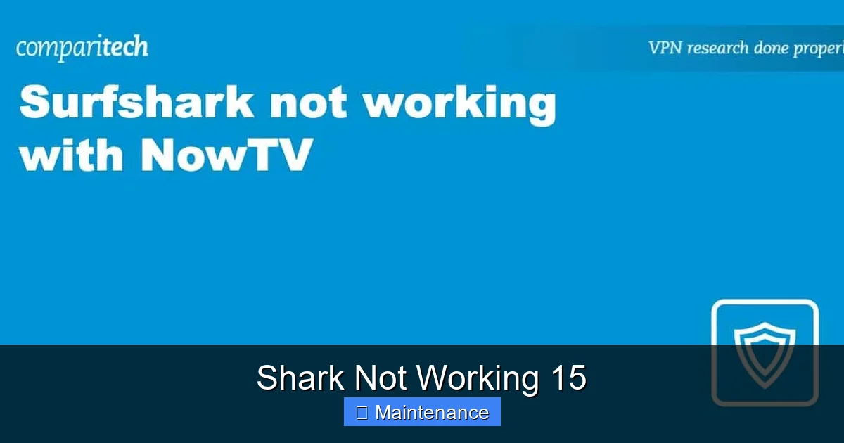 Shark Not Working 15