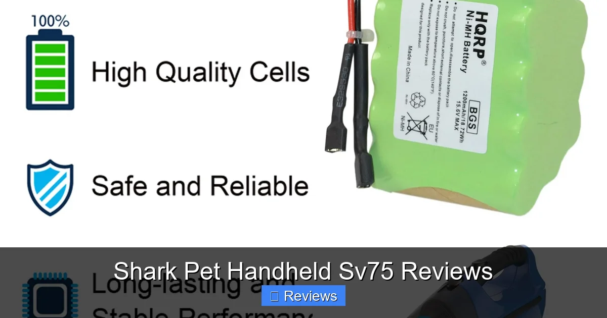 Shark Pet Handheld Sv75 Reviews