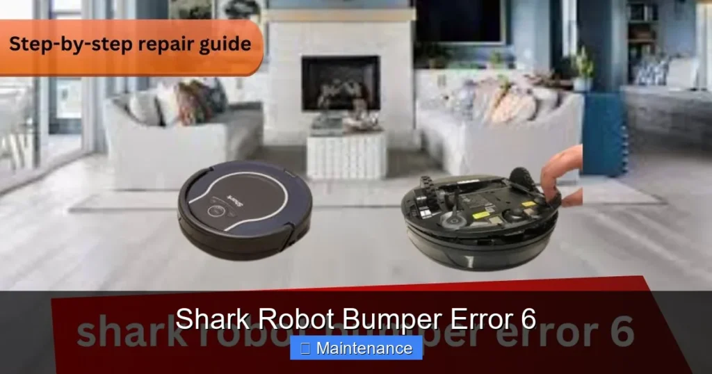 Shark Robot Bumper Error 6