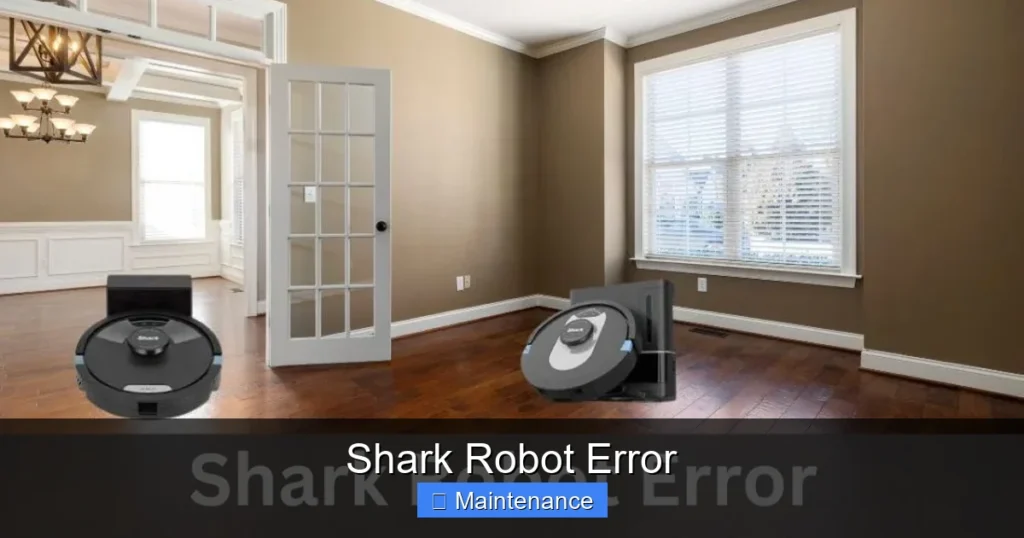 Shark Robot Error