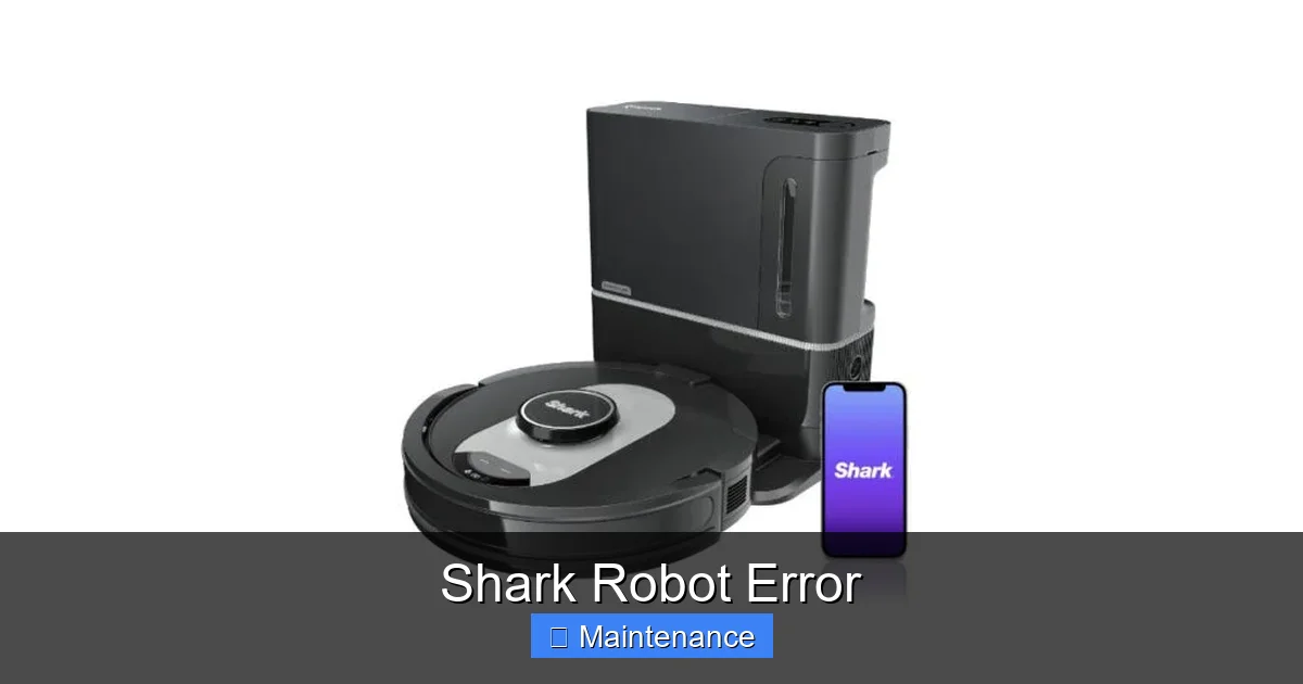 Shark Robot Error